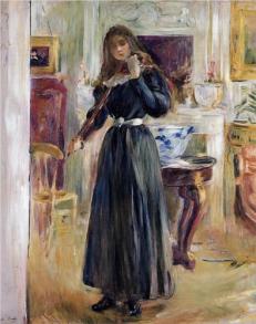 Morisot -julie-playing-a-violin