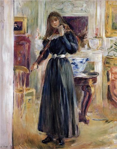 Morisot -julie-playing-a-violin