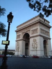 Zelda and Scott's view of the Arc de Triomphe from the corner of L'Etoile closest to their apartment. Not bad.