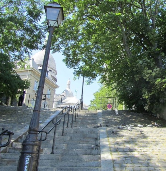 Stairway on rue du Chevalier de la Barre