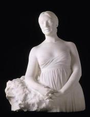 Albert Bartholomé, Bust, Madame de Bartholomé, Née Florence Letessier, Second Spouse of the Artist (1909). Image:http://www.culture.gouv.fr/public/mistral/joconde