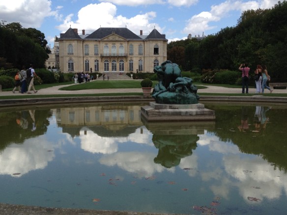 The gardens of Musée Rodin, the site of Willie and Gita's field trip