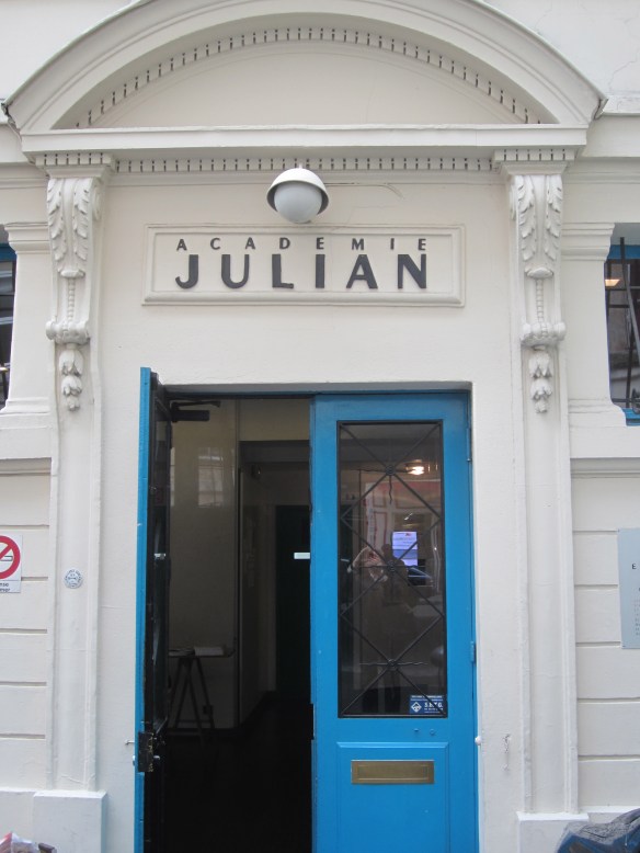The Académie Julian still stands today on the rue du Dragon.