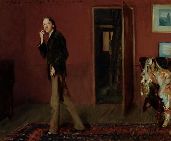 Robert Louis Stevenson and His Wife by John Singer Sargent (1885)