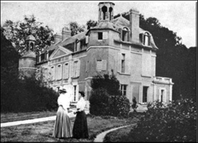Mary Cassatt at Chateau de Beaufresne, undated photo. Source: http://www.mary-cassatt.net