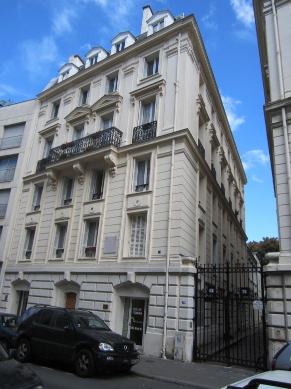 73 rue des Notre-Dame-Des-Champs, once Boldini's studio in Paris
