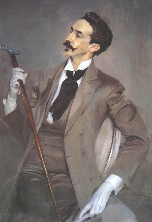 Robert de Montisquiou as painted by Giovanni Boldini (1897), Musée d'Orsay