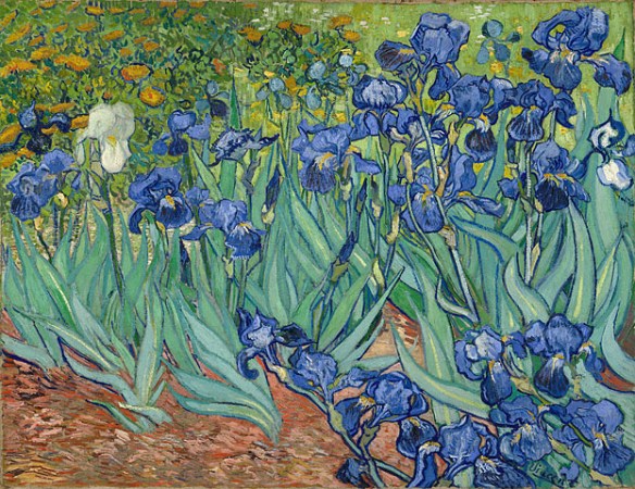 Van Gogh, Irises (1888), Getty Museum, Los Angeles