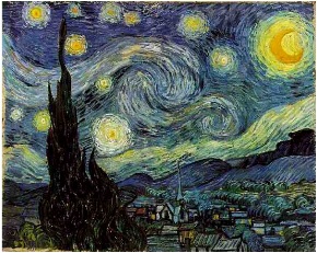 Van Gogh, Starry Night (1889), Museum of Modern Art, New York