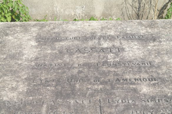 Family Cassatt's grave marker