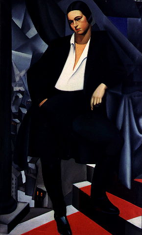 Tamara de Lempicka, Portrait of the Duchess of  La Salle (1925), oil on canvas, private collection.