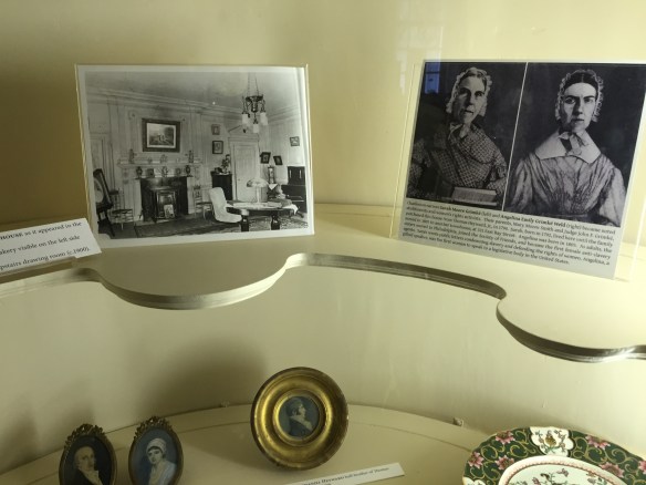 In a hutch on the first floor, there are photos of the Grimké Sisters on display. However, most of the tour is about the Hayward family who lived there during the revolution.