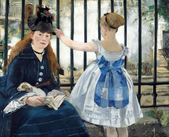EdouardManet, The Railway (1874), National Gallery of Art, Washington, D.C.
