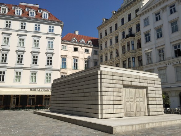  I just had to go find the Jewish Memorial that Ryan Reynolds visited at the end of the movie. It's located in the Judenplatz, over in the older area of Vienna. Definitely worth the longer walk from the other sites.