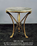 Bronze table. Taken from the 'aryanised' apartment of Viktor Ephrussi Held ready for restitution since 1999