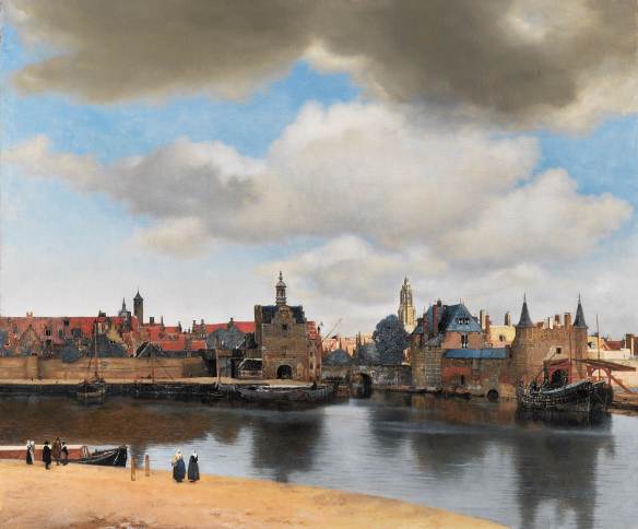 Johannes Vermeer, View of Delt (16xx), oil on canvas, The Mauritshuis, The Hague