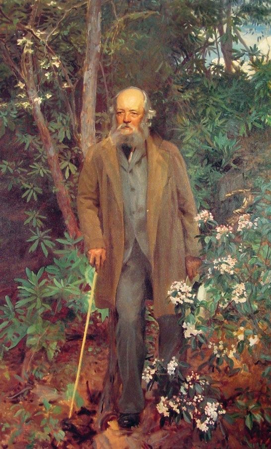 John Singer Sargent, Frederick Law Olmsted (189 ), oil on canvas, Second Floor Hallway of the Biltmore Estate, Asheville, North Carolinia
