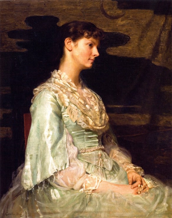 Celia Beaux, Ethel Page as Undine (1885), oil on canvas, private collection