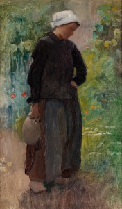 Cecilia Beaux, A Country Woman, Concarneau, France (1888), Oil on canvas, Pennsylvania Academy of the Arts