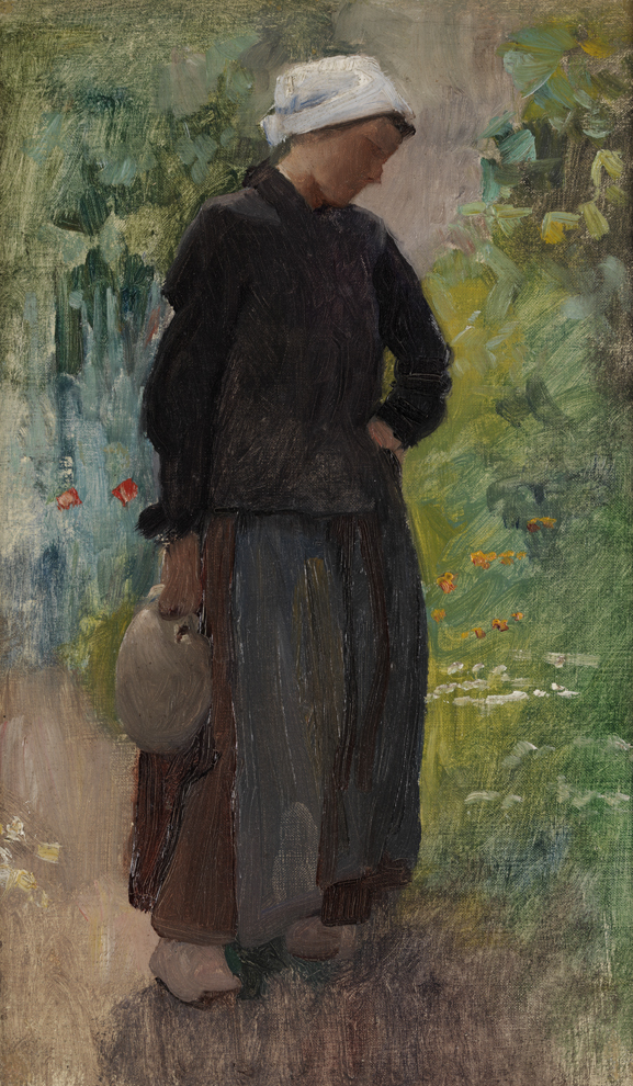 Cecilia Beaux, A Country Woman, Concarneau, France (1888), Oil on canvas, Pennsylvania Academy of the Arts